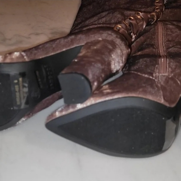 Bamboo Over the Knee  Lilac boots size 6 - Picture 4 of 6